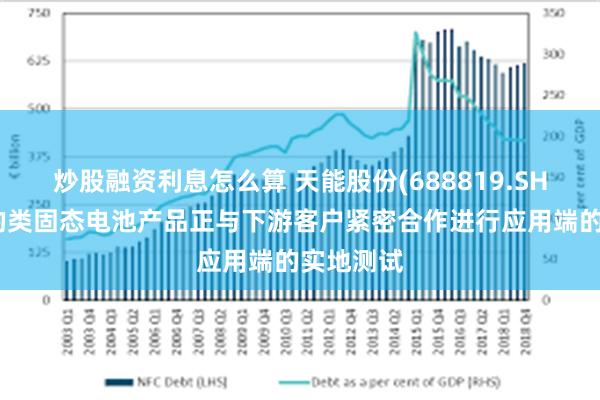 炒股融资利息怎么算 天能股份(688819.SH)：公司的类固态电池产品正与下游客户紧密合作进行应用端的实地测试