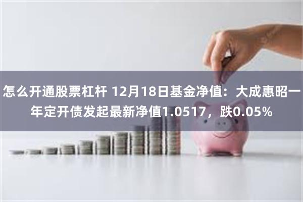 怎么开通股票杠杆 12月18日基金净值：大成惠昭一年定开债发起最新净值1.0517，跌0.05%